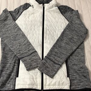 Eddie Bauer Women's Black and White Ski Jacket